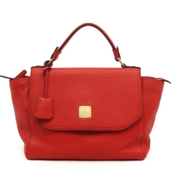 MCM Lotti Henkeltasche leather 2 way bag - Picture 1 of 6